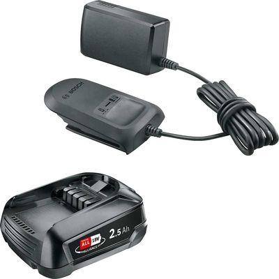 Bosch Genuine GREEN P4A 18v Cordless Li-ion Battery 2.5ah and Standard Charger 2.5ah