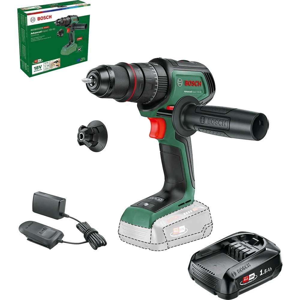 Bosch ADVANCEDIMPACT 18V-80 P4A 18v Cordless Combi Drill - Image 1