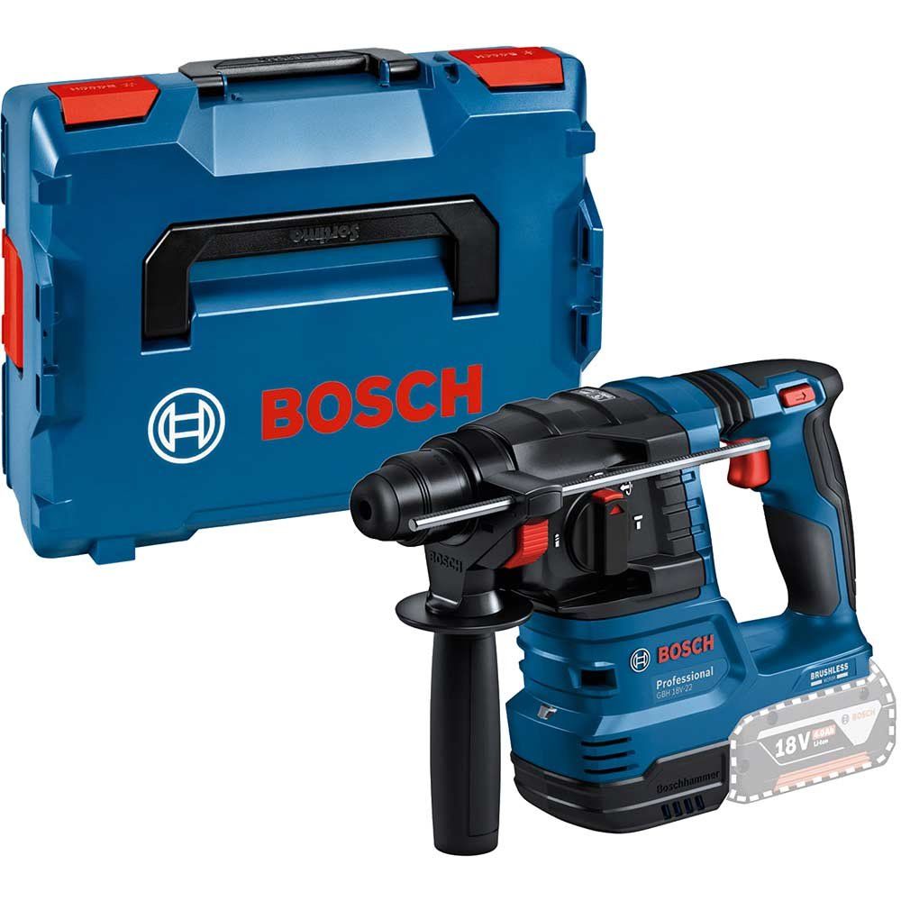 Bosch GBH 18V-22 18v Cordless Brushless SDS Plus Rotary Hammer Drill No Batteries No Battery Charger Case - Image 1