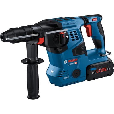 Bosch 0611921075 Gbh 18V-28 Cf Pro Biturbo Sds-Plus Rotary Hammer 18V 2 X 5.5Ah Procore18V Li-Ion - Thumbnail 2