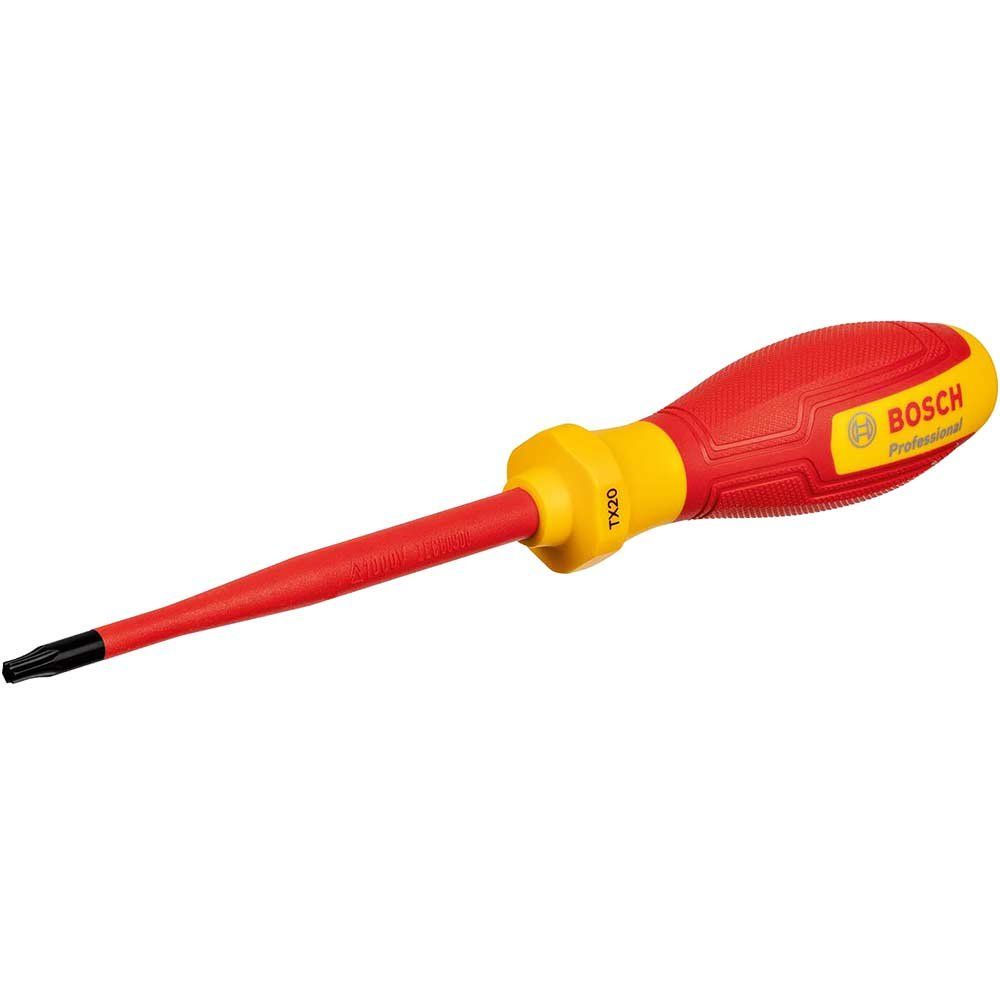 Bosch Professional VDE Insulated Torx Screwdriver T20 100mm - Image 1