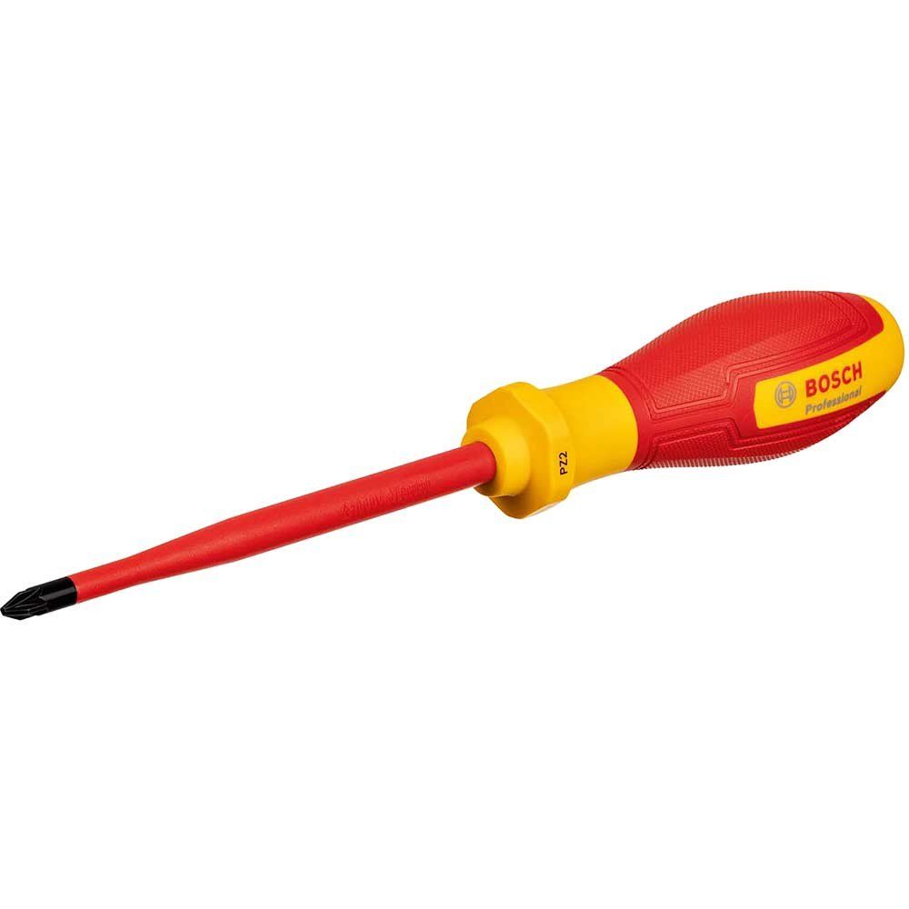 Bosch Professional VDE Insulated Pozi Screwdriver PZ2 125mm - Image 1