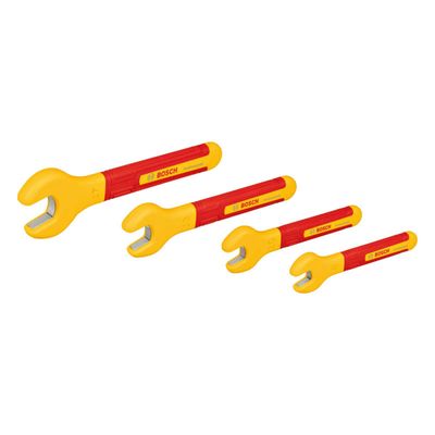 Bosch 4 Piece VDE Insulated Open End Spanner Set