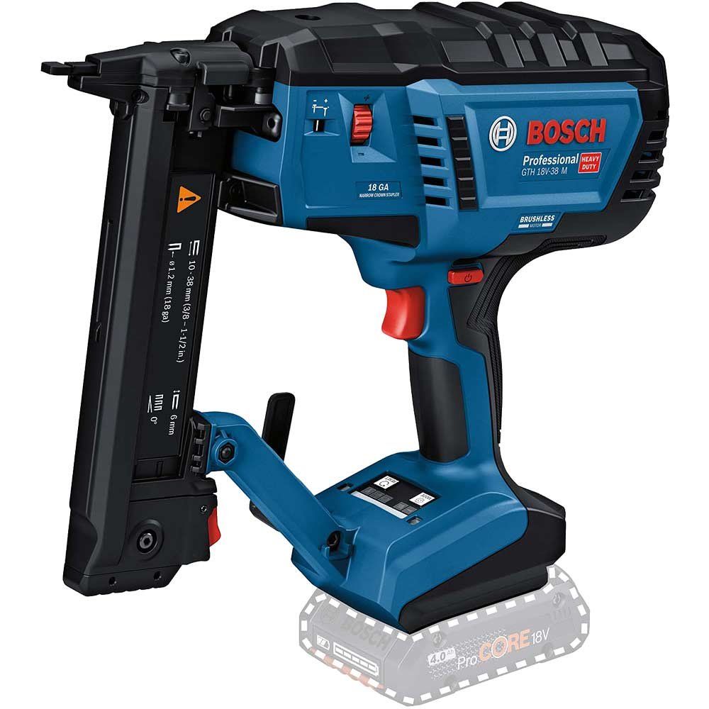 Bosch GTH 18V-38 M 18v Cordless Narrow Crown Stapler No Batteries No Battery Charger No Case - Image 1
