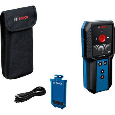 Bosch GMS 120-27 Professional Wall Detector 1 x 1ah Li-ion USB Charger No Case