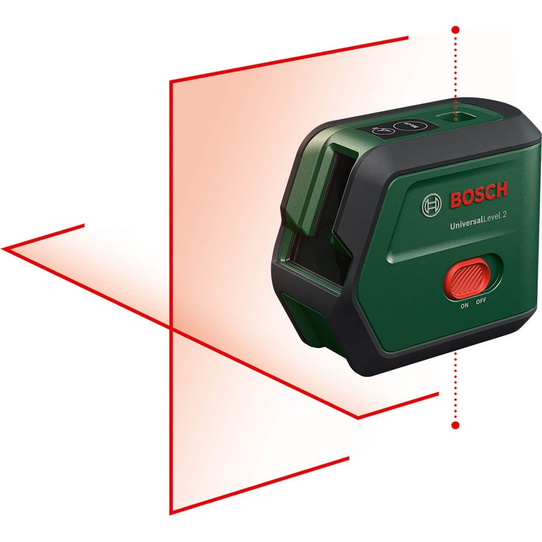 Bosch UNIVERSALLEVEL 2 Basic Cross Line Laser Level - Image 1