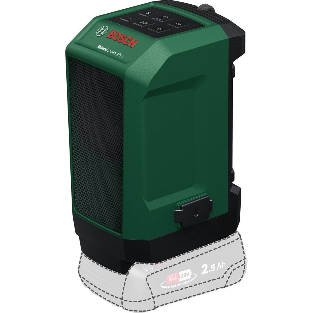 Bosch UNIVERSALSPEAKER 18V-1 18v P4A Cordless Bluetooth Speaker No Batteries No Charger No Case - Image 1