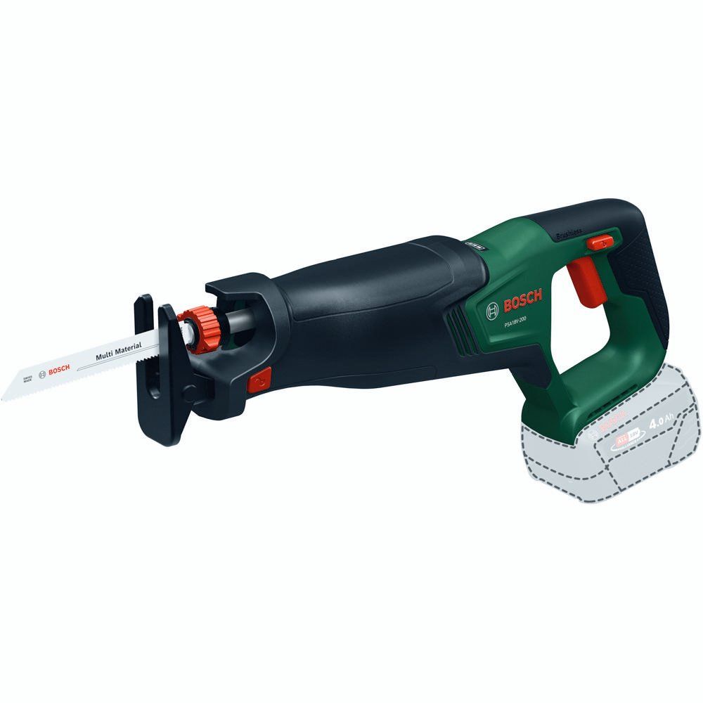 Bosch PSA18V-200 P4A 18v Cordless Reciprocating Saw No Batteries No Charger No Case - Image 1
