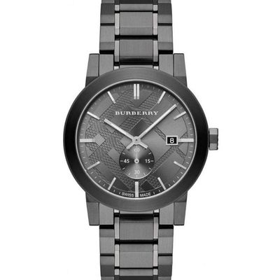 Burberry BU9902 The City Gunmetal Dial Steel Men's Watch
