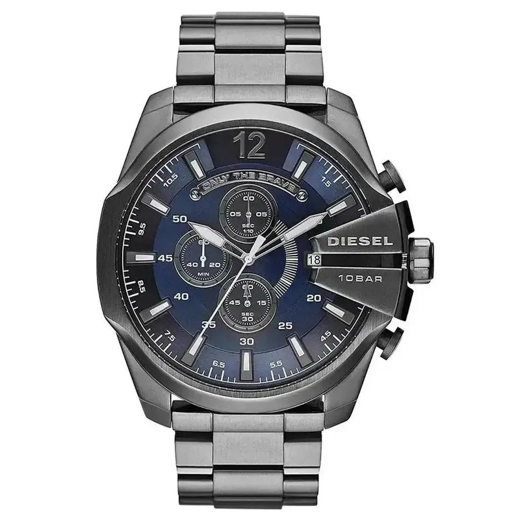 Diesel Mega Chief Chronograph DZ4329 Gunmetal Steel Watch - Image 1