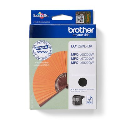 Brother Black Inkjet Cartridge. Cartridge capacity: High (XL) Yield Supply type: Single pack Printing colours: Black Quantity per pack: 1 pc(s) Black ink page yield: 2400 pages