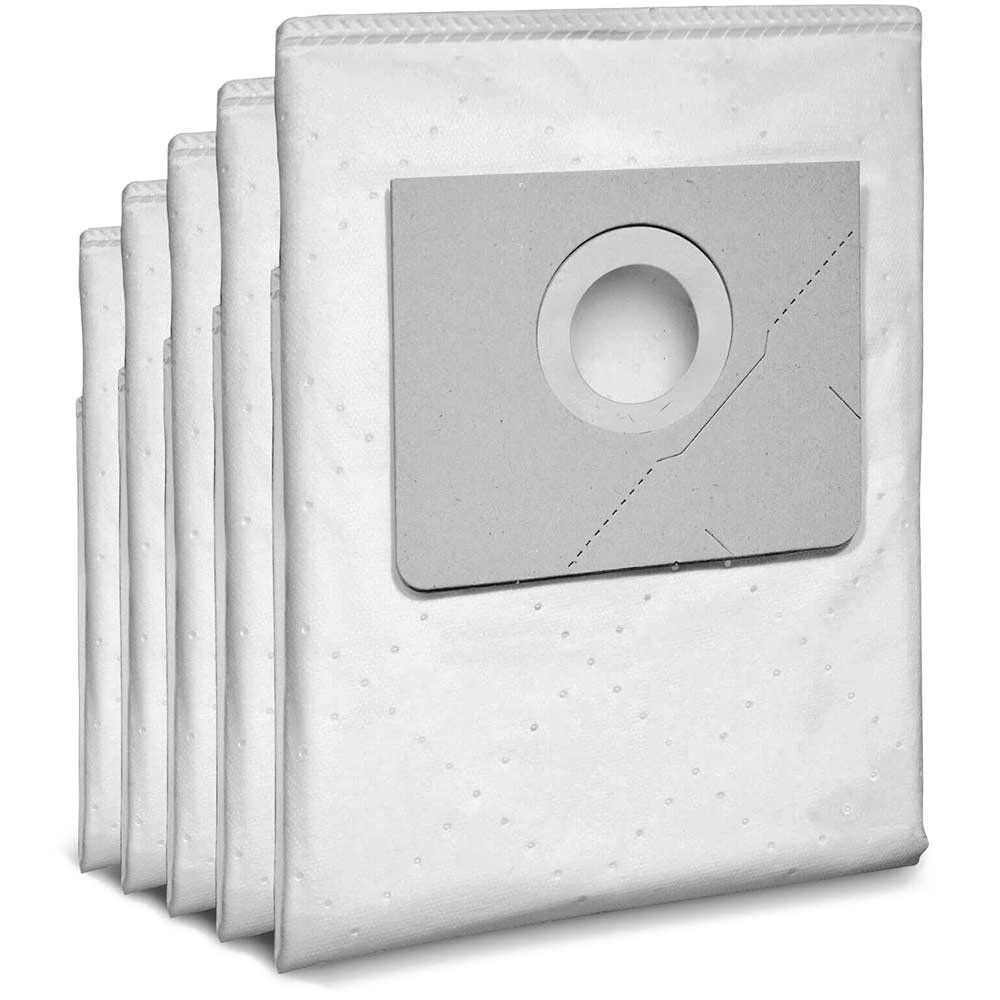 Karcher Fleece Filter Dust Bags for NT 20/1 Vacuum Cleaners Pack of 5 - Image 1