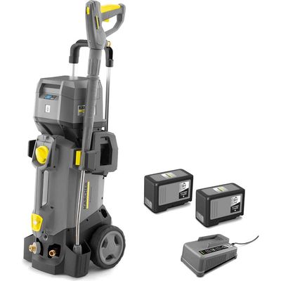 Karcher HD 4/11 C BP Professional 36v Cordless Pressure Washer 150 Bar 2 x 7.5ah Li-ion Battery Charger