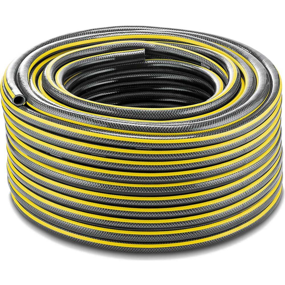 Karcher Performance Plus Garden Hose Pipe 1/2" / 12.5mm 50m Yellow & Black - Image 1