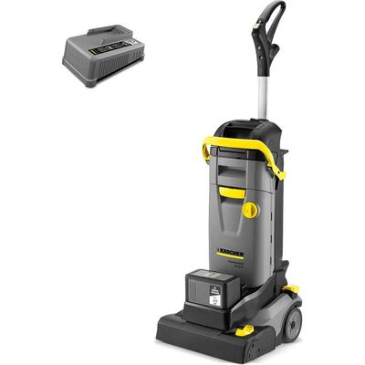 Karcher BR 30/4 C BP Professional 36v Cordless Small Area Floor Cleaner and Scrubber Drier 1 x 7.5ah Li-ion Battery Charger