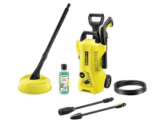 KARCHER K2 Power Control Home Pressure Washer - 110 bar, Yellow,Black
