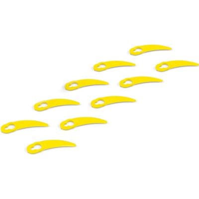 Karcher Plastic Grass Trimmer Blades for LTR 18-25 and 18-30 Pack of 10