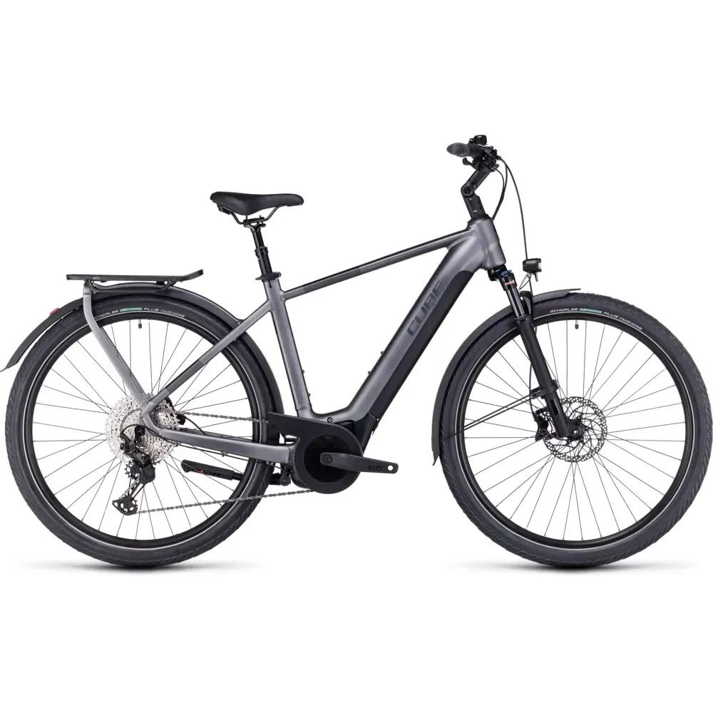 Cube Touring Hybrid Exc 625 Electric Bike 2024 Grey/Metal - Image 1
