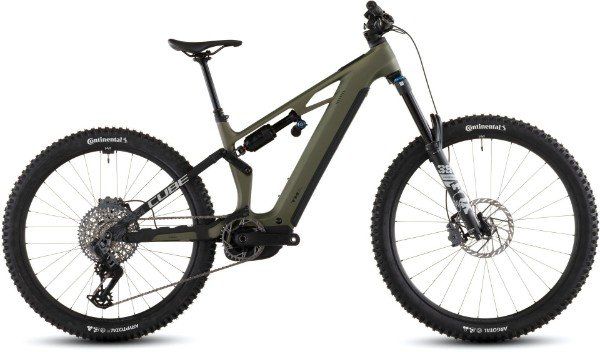 Cube Stereo Hybrid ONE77 HPC TM 800 Full Suspension e-Bike - 2026 - Reed Green n Matrix, L - Image 1