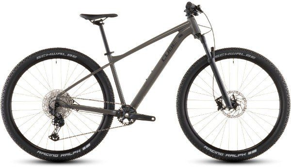 Cube Reaction Pro Hardtail Mountain Bike - 2026 - Old Grey / Black, M