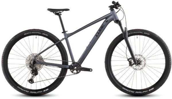 Cube Reaction SLX Hardtail Mountain Bike - 2026 - Metallic Grey / Black, M - Image 1