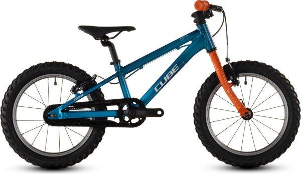 "Cube Acid 160 ActionTeam 16" Kids Bike - 2026" - Blue,orange - Image 1