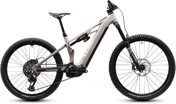 Cube Stereo Hybrid ONE77 Race 800 Full Suspension e-Bike - 2027 - oatgrey n yellow, XL - Thumbnail 2