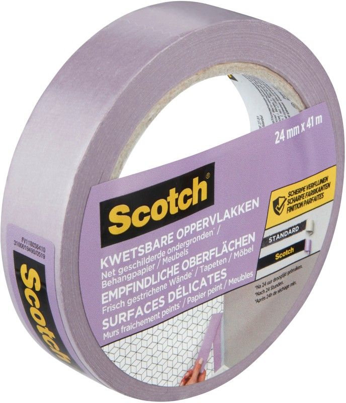 Scotch Delicate Surface Masking Tape 24mm x 41m (Roll) - 7100324512 - Image 1