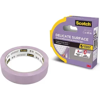 Scotch Delicate Surface Masking Tape 24mm x 41m (Roll) - 7100324512 - Thumbnail 2