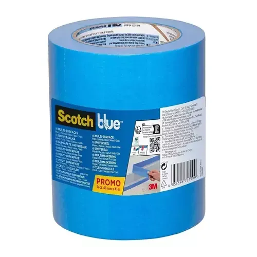 Scotch Blue Multi-surface Masking Tape 48mm x 41m (Pack 3) - 7100297338 - Image 1