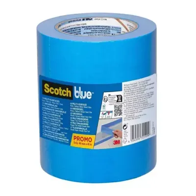 Scotch Blue Multi-surface Masking Tape 48mm x 41m (Pack 3) - 7100297338