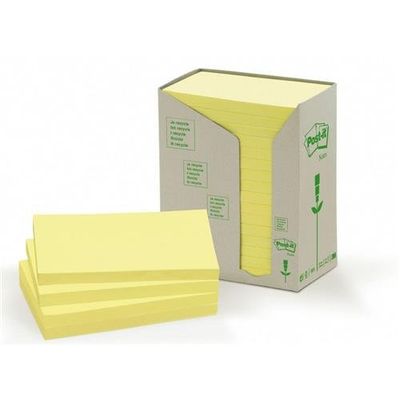 Post-It 655-1T note paper Rectangle Yellow 100 sheets Self-adhesive