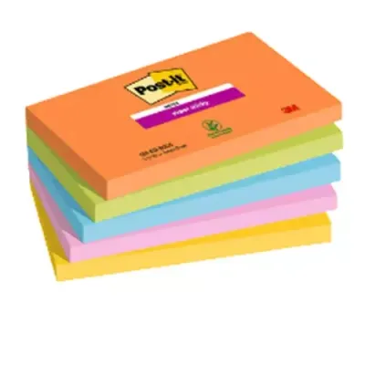 Post-It 7100258793 note paper Rectangle Blue, Green, Orange, Pink, Yellow 90 sheets Self-adhesive - Thumbnail 2