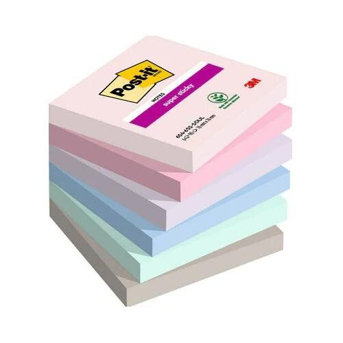 Post-It 7100259204 note paper Square Blue. Green. Grey. Pink. Purple 9 - Image 1