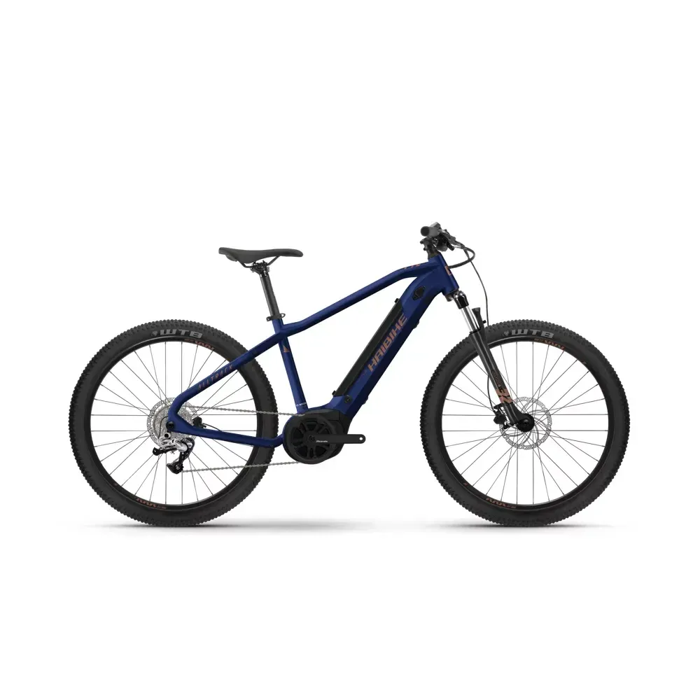 Haibike Alltrack 4 Electric Mountain Bike 2023 Blue - Image 1