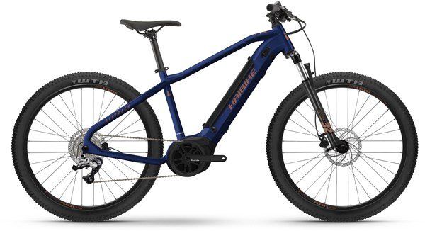 Haibike Alltrack 4 Electric Mountain Bike 2023 Blue - Thumbnail 2