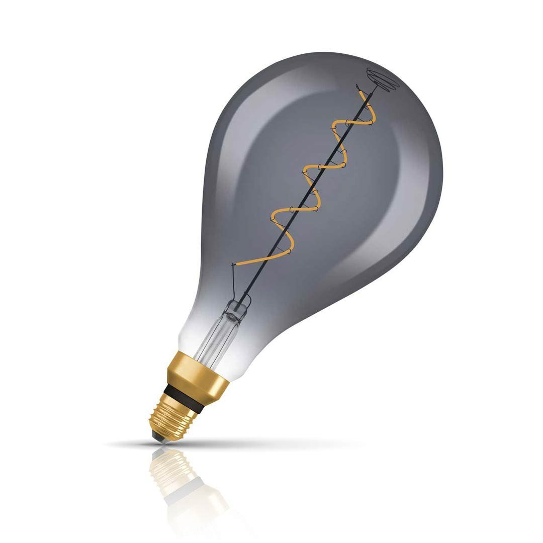 Osram LED Filament Giant GLS 4W E27 Dimmable Vintage 1906 Extra Warm White Smoke - Image 1