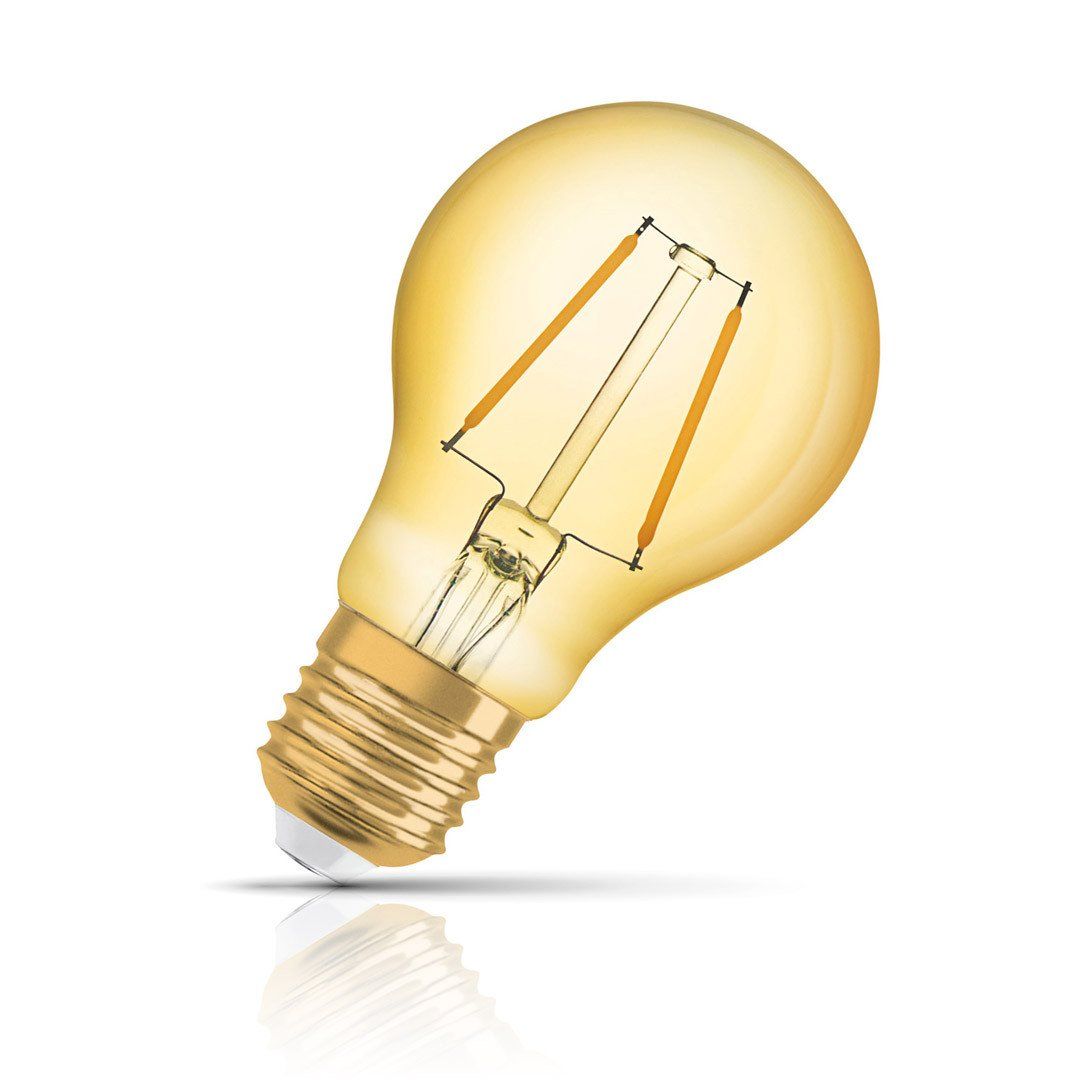 OSRAM 1906 Classic A LED bulb E27 2.5W 2,400K gold - Image 1