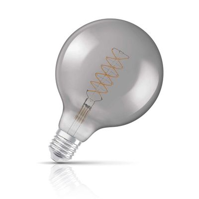 Osram LED G125 Globe 7.8W E27 Dimmable Vintage 1906 Extra Warm White Smoke
