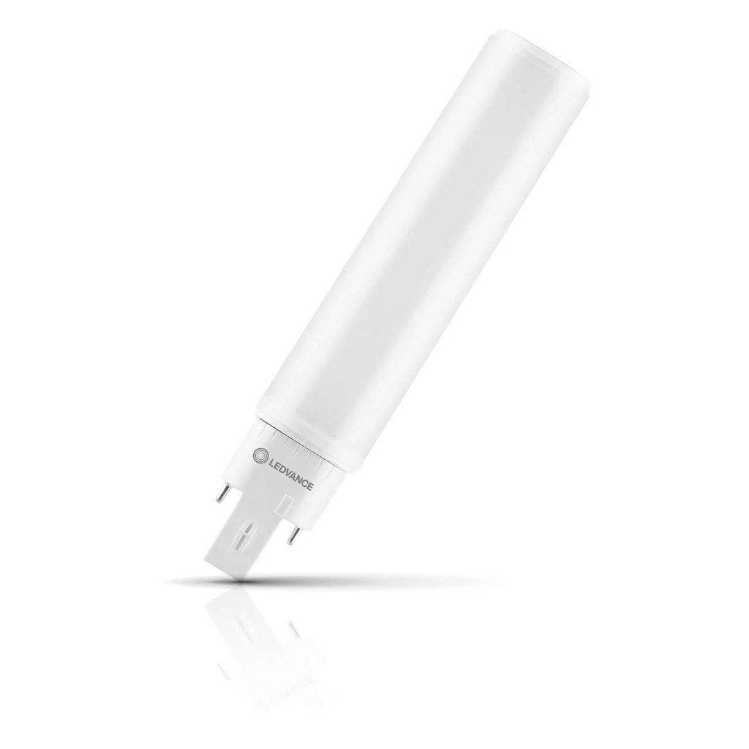 Ledvance LED DULUX® D/E26 PLC-E 10W 4-Pin Value Class HF & AC Mains Cool White Frosted - Image 1