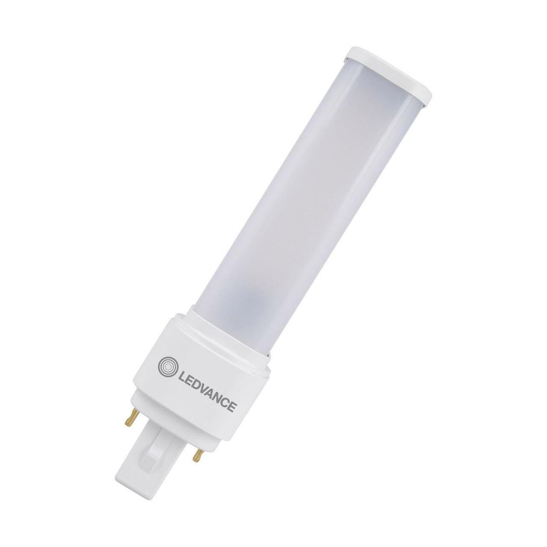 Ledvance PLC LED Light Bulb 2-Pin 6W (13W Eqv) EM & AC Mains Warm White Frosted DULUX® D13 Value Class Push Fit Compact-D CLD Biax-D - Image 1