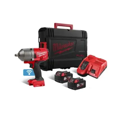 Milwaukee M18 5Amp Fuel One-Key High Torque 1/2 Impact Wrench (Kit) | 4933459728 | Euro Car Parts