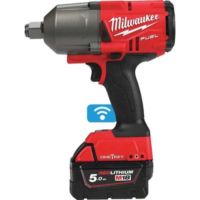 Milwaukee M18 3/4" One-Key Fuel Impact Wrench 2034Nm 2 X 5Amp Batts Charger | 4933459731 | Euro Car Parts - Thumbnail 2