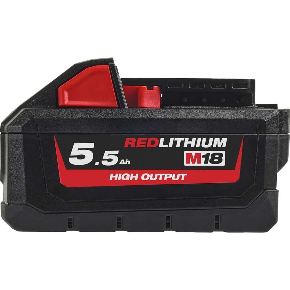 Milwaukee M18 HB5.5 18v Cordless High Output Li-ion Battery 5.5ah 5.5ah - Image 1