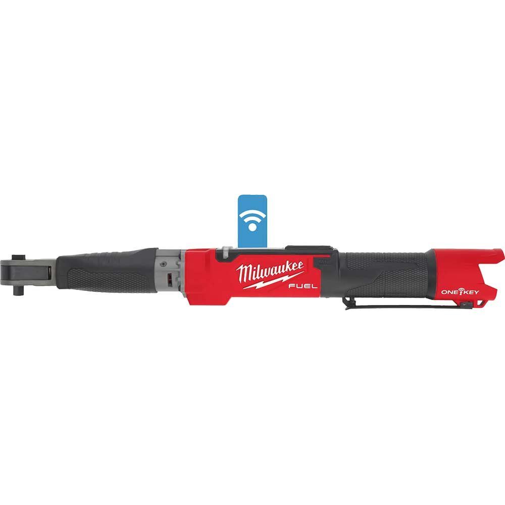 Milwaukee M12 ONEFTR38 Fuel 12v Cordless Brushless 3/8" Drive Digital Torque Wrench No Batteries No Battery Charger Case - Image 1