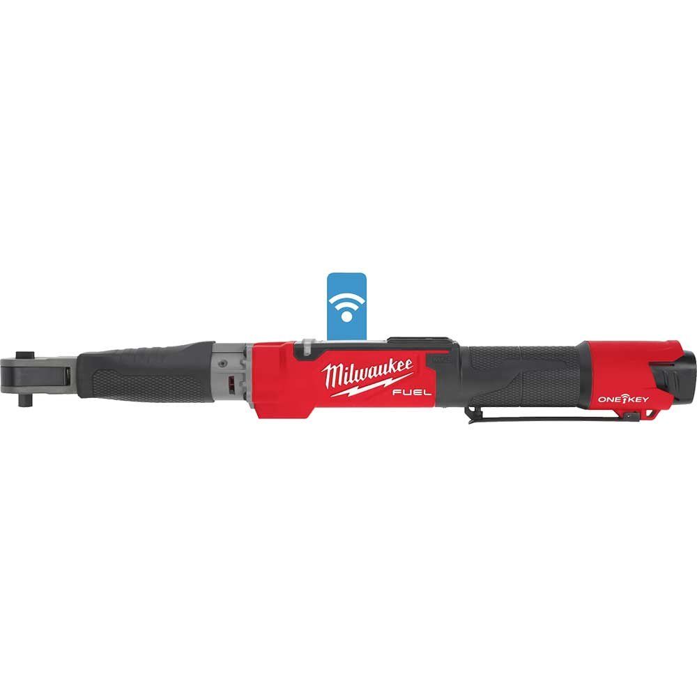 Milwaukee M12 ONEFTR38 Fuel 12v Cordless Brushless 3/8" Drive Digital Torque Wrench 1 x 2ah Li-ion Battery Charger Case - Image 1