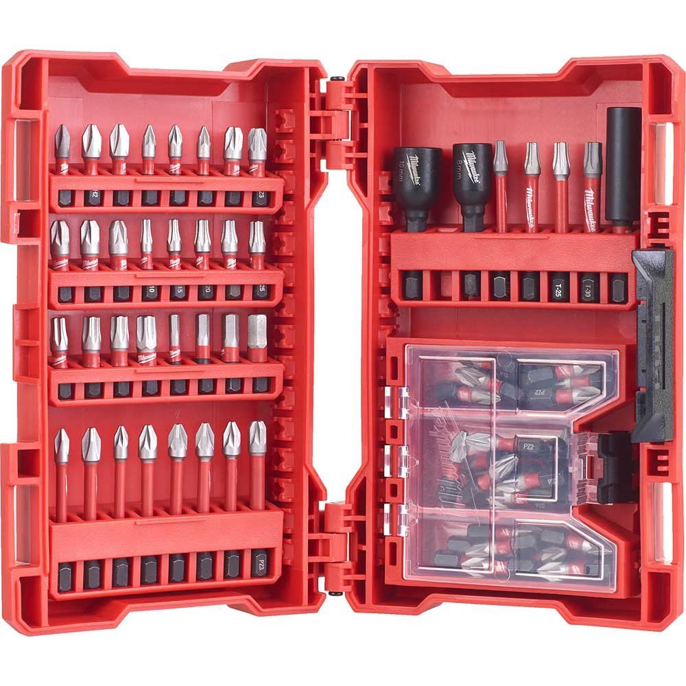 Milwaukee 70 Piece Shockwave Impact Screwdriver Bit Set - Image 1