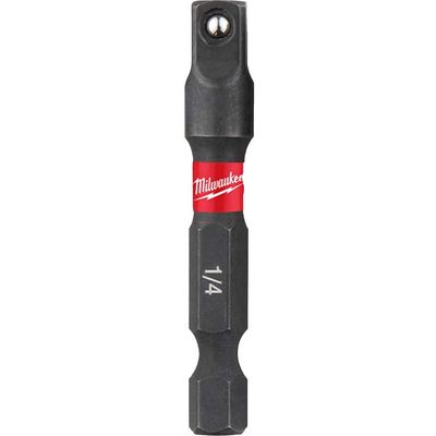 Milwaukee Shockwave Hex Impact Adaptor 1/4"