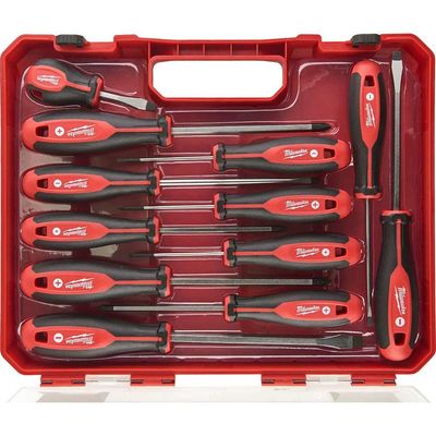 Milwaukee Tri-Lobe Screwdriver 12 Piece Kit | 4932472003 | Euro Car Parts - Thumbnail 2