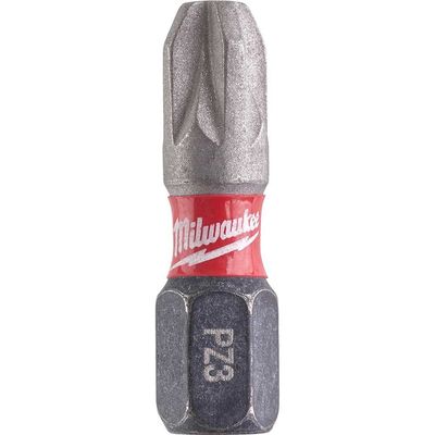Milwaukee Shockwave Impact Duty Pozi Screwdriver Bits PZ3 25mm Pack of 25